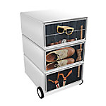 PAPERFLOW Rollcontainer easyBox 4 horizontale Schubladen 642x390x436mm PERSO PERFECT GENTLEMAN von Paperflow