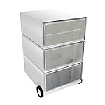 PAPERFLOW Rollcontainer easyBox 4 horizontale Schubladen 642x390x436mm PERSO ROLLER von Paperflow