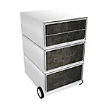 PAPERFLOW Rollcontainer easyBox 4 horizontale Schubladen 642x390x436mm PERSO VULNUS von Paperflow