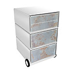 PAPERFLOW Rollcontainer easyBox 4 horizontale Schubladen 642x390x436mm PERSO WELT von Paperflow