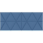Paperflow Akustikplatte EasySound Stoff 1120 x 485 mm Blau von Paperflow