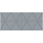 Paperflow Akustikplatte EasySound Stoff 1120 x 485 mm Grau von Paperflow