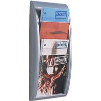 Paperflow Quick Blick 4061-35 Prospekthalter Aluminium DIN A4 Anzahl der Fächer 4 1 St. (B x H x T) von Paperflow