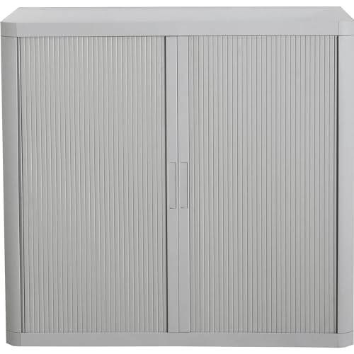 Paperflow | Rollladenschrank easyOffice® | 2 Fachböden | Höhe 1040 mm | grau/grau von Paperflow