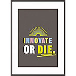 Paperflow Wandbild "Innovate or die" 420 x 594 mm von Paperflow