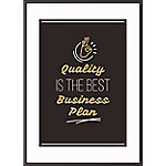 Paperflow Wandbild "Quality is the best business plan" 600 x 800 mm von Paperflow