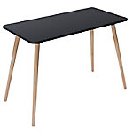 Paperflow Homeoffice-Schreibtisch Rechteckig Buche Melamin 1140 x 600 x 750 mm von Paperflow