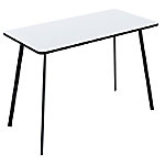 Paperflow Homeoffice-Schreibtisch Rechteckig Melamin Schwarz 1000 x 500 x 750 mm von Paperflow
