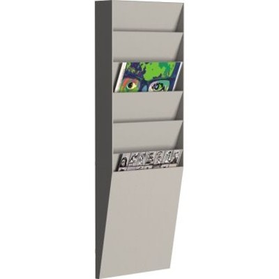 Wand-Sortiertafel V 6F A4V1X6.02 DIN A4 grau von Paperflow