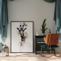Giraffen Portrait Von Rauch/Giraffe Poster Premium Ap3168 Animal Art Wandbild Wandbilder Giraffen Portrait Von Rauch/Giraffe Poster Premium Ap3168 Animal Art Wandbild Wandbilder von PapergramArt