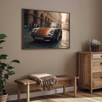 Porsche Elfer Poster/Oldtimer Premium Ap3098 Car Art Wandbild Wandbilder von PapergramArt