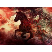 Papermoon Fototapete "Apocalypse Fantasy Horse" von Papermoon