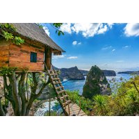 Papermoon Fototapete "KÜSTE-NATUR LANDSCHAFT MEER STRAND BÄUME BERGE PALMEN" Papermoon Fototapete "KÜSTE-NATUR LANDSCHAFT MEER STRAND BÄUME BERGE PALMEN" von Papermoon