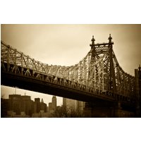 Papermoon Fototapete "New York Bridge" von Papermoon
