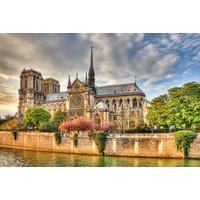 Papermoon Fototapete "Notre Dame de Paris", Vliestapete, hochwertiger Digitaldruck von Papermoon