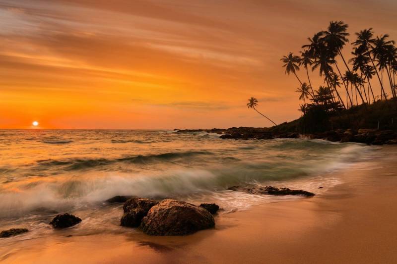 Papermoon Fototapete PALMEN-STRAND-KARIBIK SÜDSEE MEER DÜNEN SONNE OZEAN XXL Papermoon Fototapete PALMEN-STRAND-KARIBIK SÜDSEE MEER DÜNEN SONNE OZEAN XXL von Papermoon