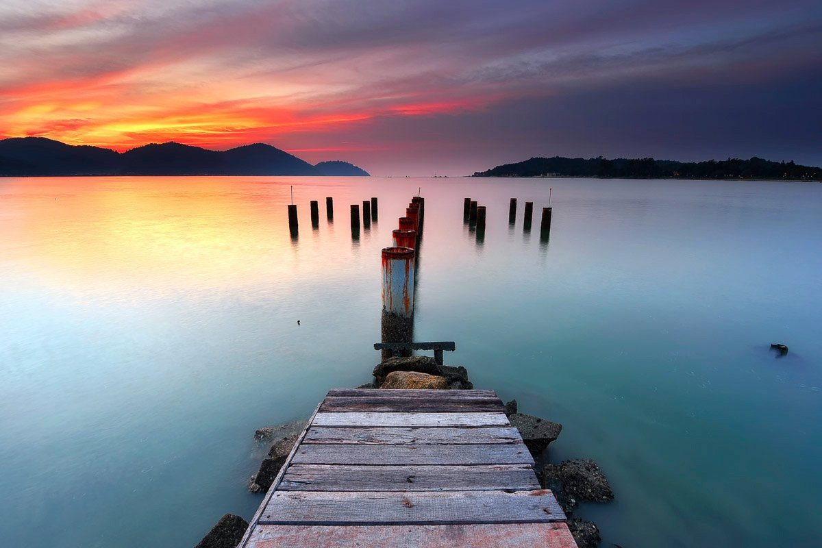 Papermoon Fototapete PIER-SEE NATUR LANDSCHAFT MEER HOLZ STEG DÄMMERUNG DEKO Papermoon Fototapete PIER-SEE NATUR LANDSCHAFT MEER HOLZ STEG DÄMMERUNG DEKO von Papermoon