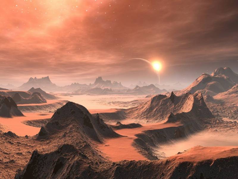 Papermoon Fototapete PLANETEN-FUTURISTISCH WELTRAUM MOND GALAXIE UNIVERSUM von Papermoon