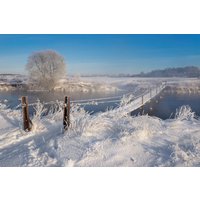Papermoon Fototapete "Schneelandschaft" von Papermoon