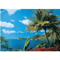 Papermoon Fototapete "St. Lucia" von Papermoon