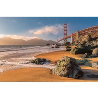 Papermoon Fototapete "Strand in San Francisco" von Papermoon