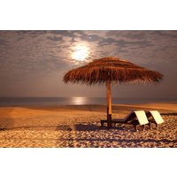 Papermoon Fototapete "Sunser Beach" von Papermoon