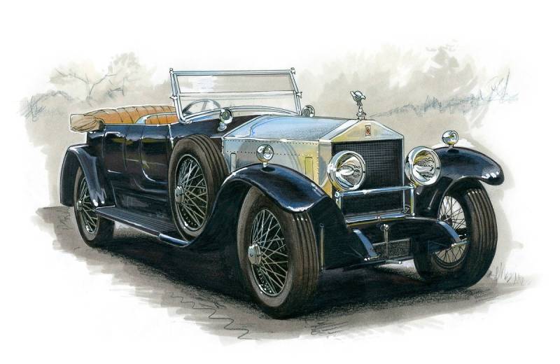 Papermoon Fototapete VINTAGE WEINLESE RR-AUTO ILLUSTRATION RETRO LUXUS XXL von Papermoon
