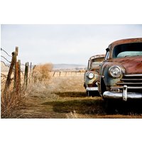 Papermoon Fototapete "Vintage Rusting Cars" von Papermoon