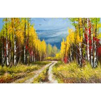 Papermoon Fototapete "WALD-WEG-MALEREI HERBST LANDSCHAFT GEBIRGE BLUMEN NATUR" Papermoon Fototapete "WALD-WEG-MALEREI HERBST LANDSCHAFT GEBIRGE BLUMEN NATUR" von Papermoon
