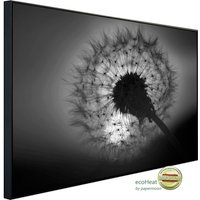 papermoon Infrarotheizung »EcoHeat - Blume Schwarz + Weiss«, Matt-Effekt - bunt von papermoon