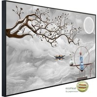 papermoon Infrarotheizung »EcoHeat - Wolkenmeer mir Baum «, Matt-Effekt - bunt von papermoon