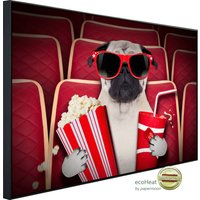 Papermoon Infrarotheizung "Hund im Kino" von Papermoon