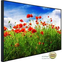 Papermoon Infrarotheizung "Rote Mohnblumen" sehr angenehme Strahlungswärme von Papermoon