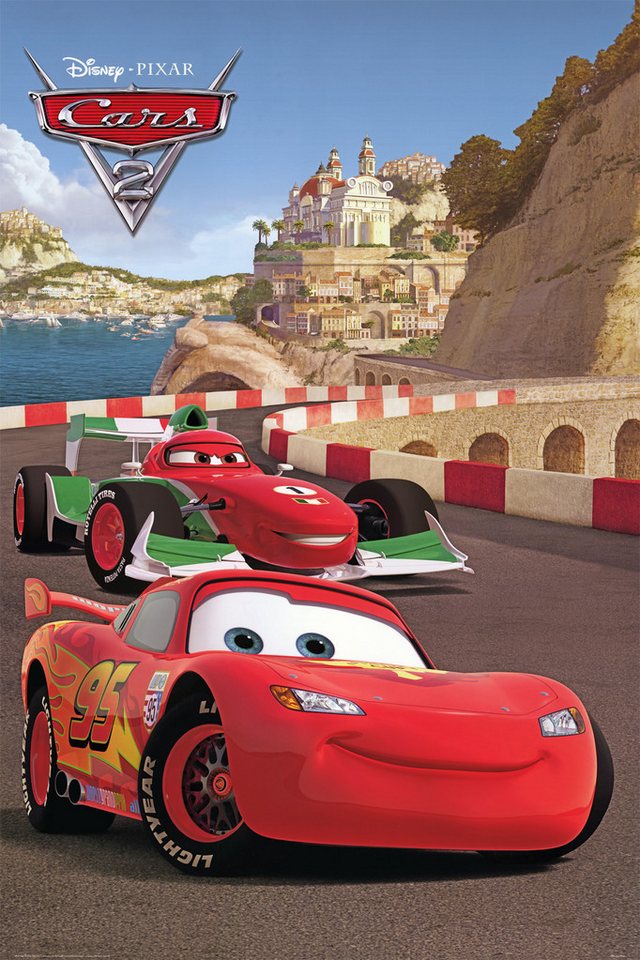 Papermoon Poster POSTER Nr.058 Disney Cars II, 61 X 91,5 CM, genormte Postergröße für Rahmen, Bild Dekoration Wanddeko Motiv Tapete Papermoon Poster POSTER Nr.058 Disney Cars II, 61 X 91,5 CM, genormte Postergröße für Rahmen, Bild Dekoration Wanddeko Motiv Tapete von Papermoon