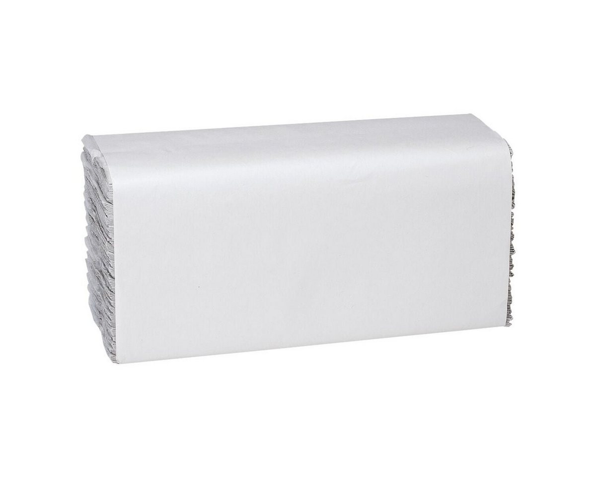 Papernet® Papierhandtuch Papernet, 1-lagig, Krepp, Z-Falzung, naturweiß, 25x23 cm, 5000 Blatt von Papernet®