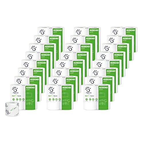 Papernet 409040 Kleinrollen - Toilettenpapier Bio Tech - 96 Rollen (24 Verpackungseinheit von 4 Rollen) von Papernet