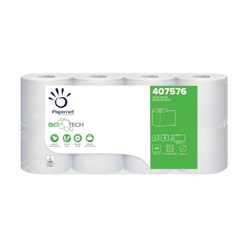 Papernet 407576 Camping Toilettenpapier 2 lagig, Camping Klopapier, Toilettenpapier für chemietoilette Boot wohnmobil Größe 64 Rollen von Papernet