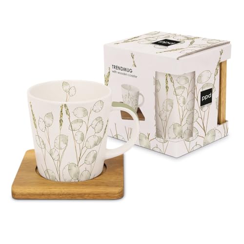 Celerina Trend Mug nature, ppd Tasse incl. Untersetzer, 161202380 Celerina Trend Mug nature, ppd Tasse incl. Untersetzer, 161202380 von Paperproducts Design GmbH