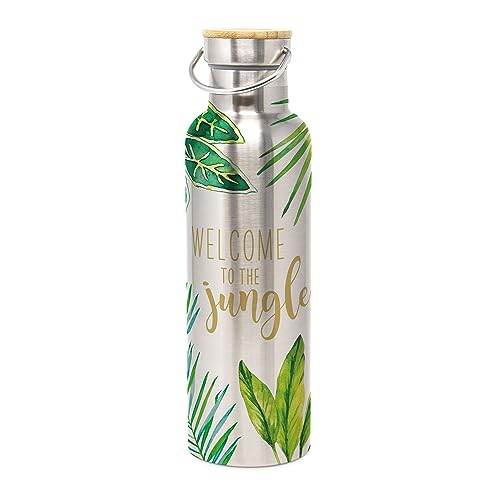 Doppelwandige Edelstahlflasche Welcome To The Jungle 750ml von Paperproducts Design
