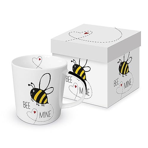 Paperproducts Design Porzellan Tasse Oval Kaffeetasse 350ml Weiße Henkeltasse Klassiker Zuhause von Paperproducts Design