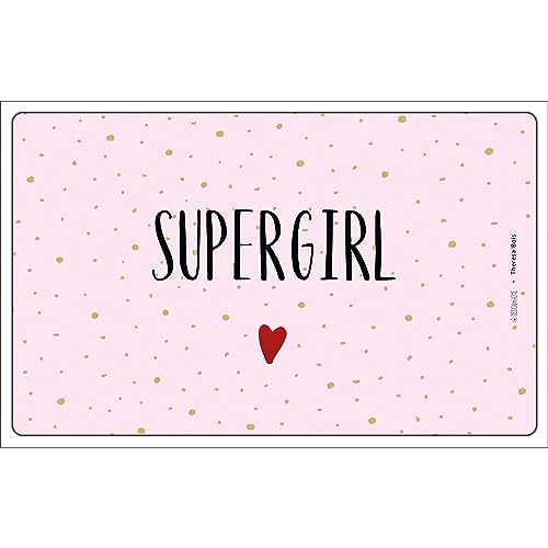 PPD Schneidebrettchen Supergirl Frühstücksbrett von Paperproducts Design