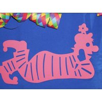 Fensterbild Tonkarton Clown Liegend Pink Farbwunsch Fasching Karneval Deko Neu Fensterbild Tonkarton Clown Liegend Pink Farbwunsch Fasching Karneval Deko Neu von PapierSchereDeko