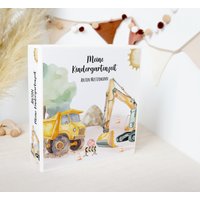 Kindergarten Krippe Ordner Baustelle Ii Personalisiert Mit Namen Sammelmappe Und Ringordner Für Schule Oder Kita/Din A4 von PapierTraeume123