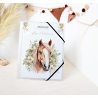 Zeichenmappe A3 Oder A4 Sammelmappe Postmappe Personalisiert Pferd Hibiskus Zeichenmappe A3 Oder A4 Sammelmappe Postmappe Personalisiert Pferd Hibiskus von YvonnesPapierTraeume