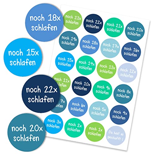 Papierdrachen 24 Adventskalender Zahlenaufkleber - Nr. 10 - Sticker 4 cm - zum Basteln und Dekorieren von Papierdrachen
