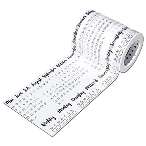 Papierdrachen 5 Washi Tapes für dein Bullet Journal | Handlettering | Wochentage einfach aufkleben | To Do | DIY Weekly Schedule | Aufgaben | Ideal für Anfänger und Profis - Schwarz 2 - Set 7 Papierdrachen 5 Washi Tapes für dein Bullet Journal | Handlettering | Wochentage einfach aufkleben | To Do | DIY Weekly Schedule | Aufgaben | Ideal für Anfänger und Profis - Schwarz 2 - Set 7 von Papierdrachen