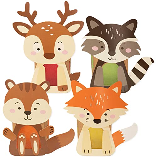 Papierdrachen 8 Windlichter zum Basteln für Kinder - Rentier, Waschbär, Fuchs, Eichhörnchen - Teelichthalter - Bastelset Herbst Set 1 Papierdrachen 8 Windlichter zum Basteln für Kinder - Rentier, Waschbär, Fuchs, Eichhörnchen - Teelichthalter - Bastelset Herbst Set 1 von Papierdrachen
