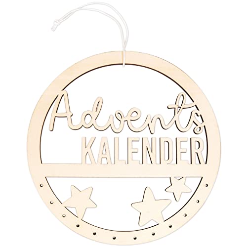 Papierdrachen Aufhängung für Adventskalender Geschenke - aus Holz - in naturfarben und schwarz - Weihnachtskalender zum Selbstbasteln - kombinierbar mit Stoffsäckchen - Ring - Set 3 von Papierdrachen