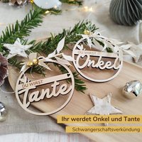 Schwangerschaftsverkündung, Du Wirst Tante, Onkel, Schwangerschaft Verkünden Familie, Weihnachten Schwangerschaftsverkündung, Du Wirst Tante, Onkel, Schwangerschaft Verkünden Familie, Weihnachten von PapierfalterBoutique