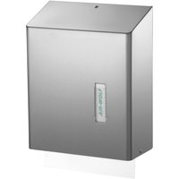 Air-Wolf Papierhandtuchspender für Interfold-Papier ca. 500 Stück Serie Omega Edelstahl gebürstet von Jungheinrich PROFISHOP